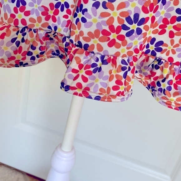 PrettyLittleThing Floral stretch lingerie slip dress Womens sleep gown Ruffles 8 - Picture 3 of 6